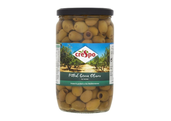 Crespo - Pitted Green Olives in Brine (907g)