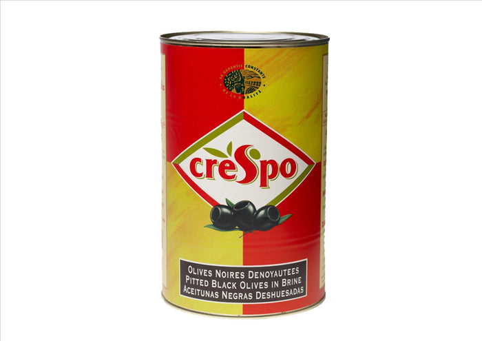 Crespo - Pitted Black Olives in Brine (4.3Kg)