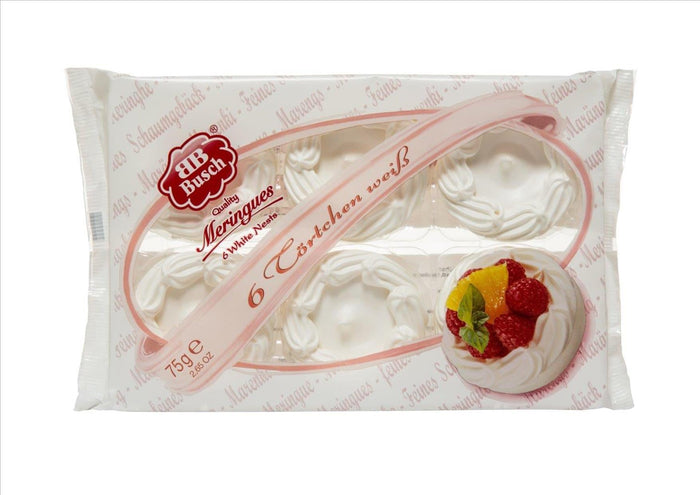 Busch Meringue Nests Plain (Pack of 6)